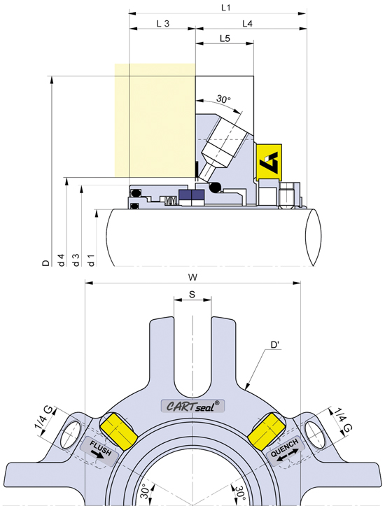 Gebalanceerd Latty seal (b236)&nbsp;&nbsp;|&nbsp;&nbsp;B 23612 B1U6V